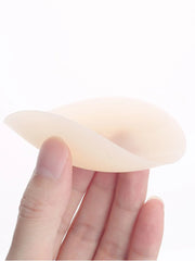 1 Pair Solid Silicone 'non-sticky' Nipple Cover Bra