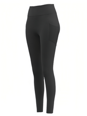 Fitness Tummy Control Yoga Hip Push UP Tights With Pocket High Waist Leggings
