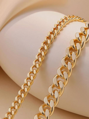 1PC Chunky Cuban Trendy Large Layer Link Chain Anklet