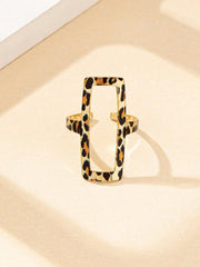Vintage Style 1pc Leopard Alloy Ring