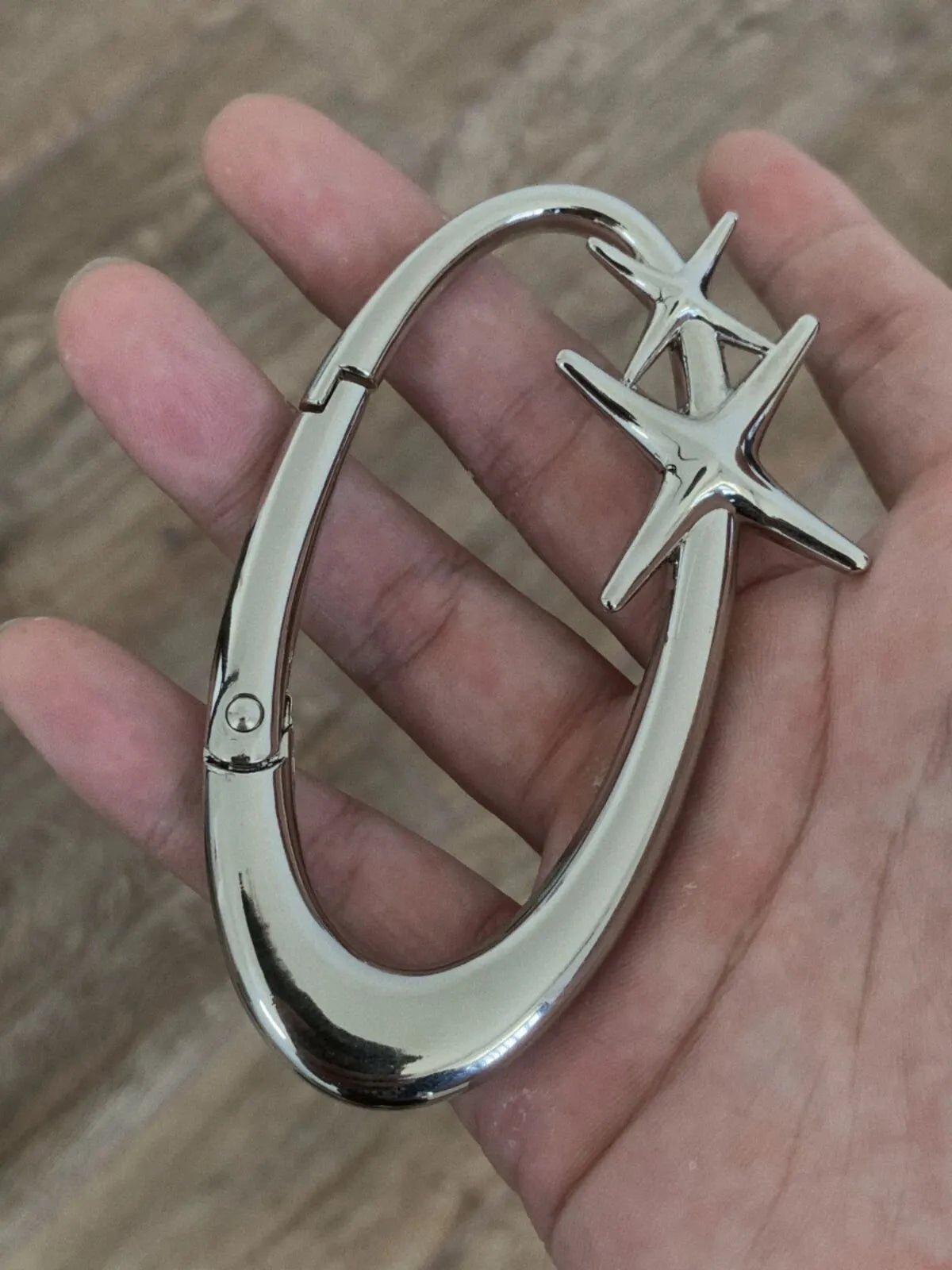 1pc Solid Alloy Star Keychains