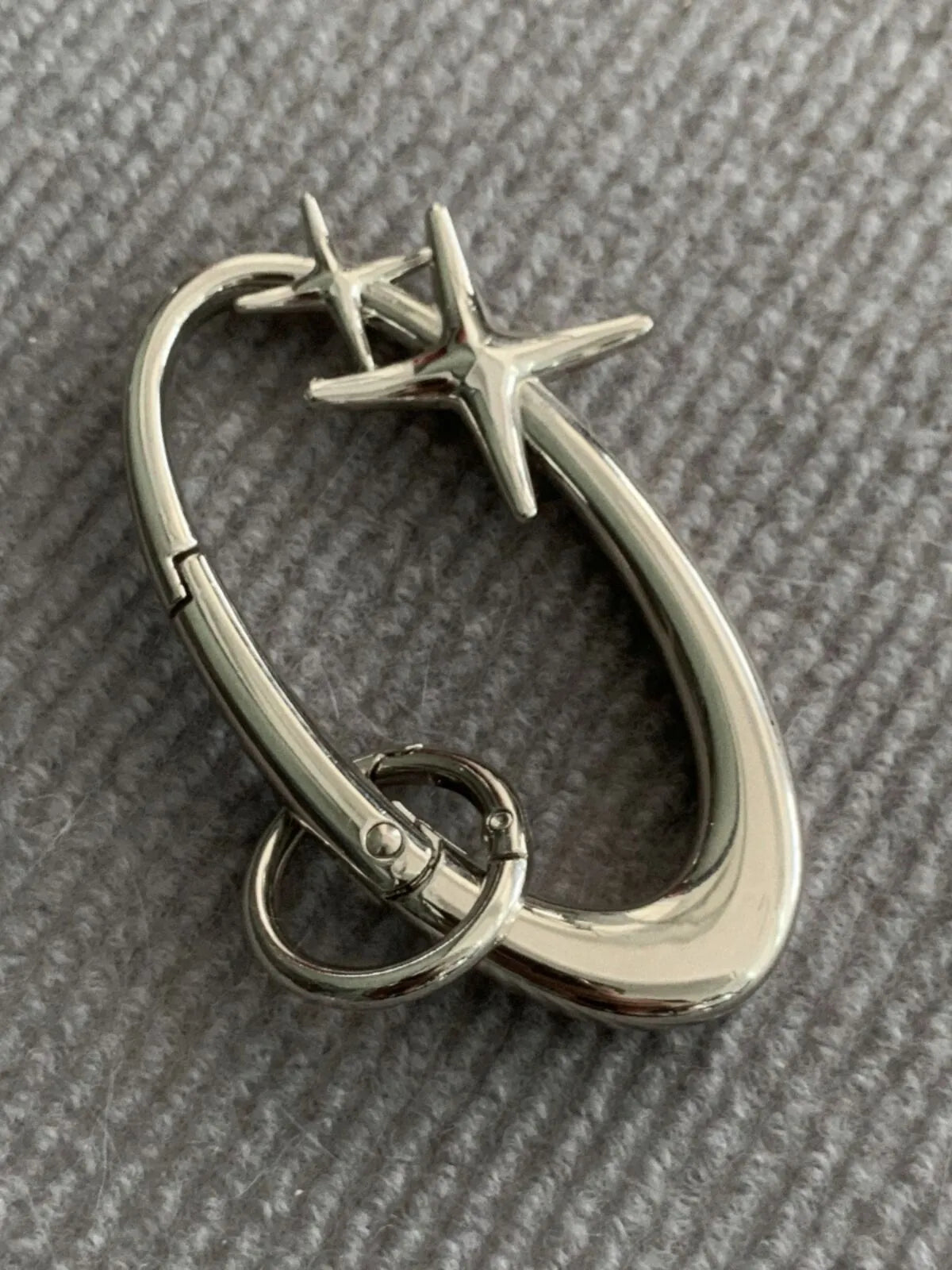 1pc Solid Alloy Star Keychains