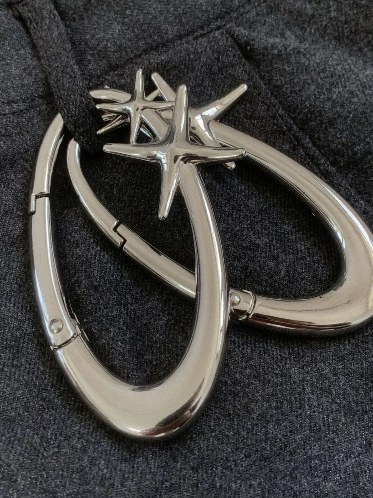 1pc Solid Alloy Star Keychains