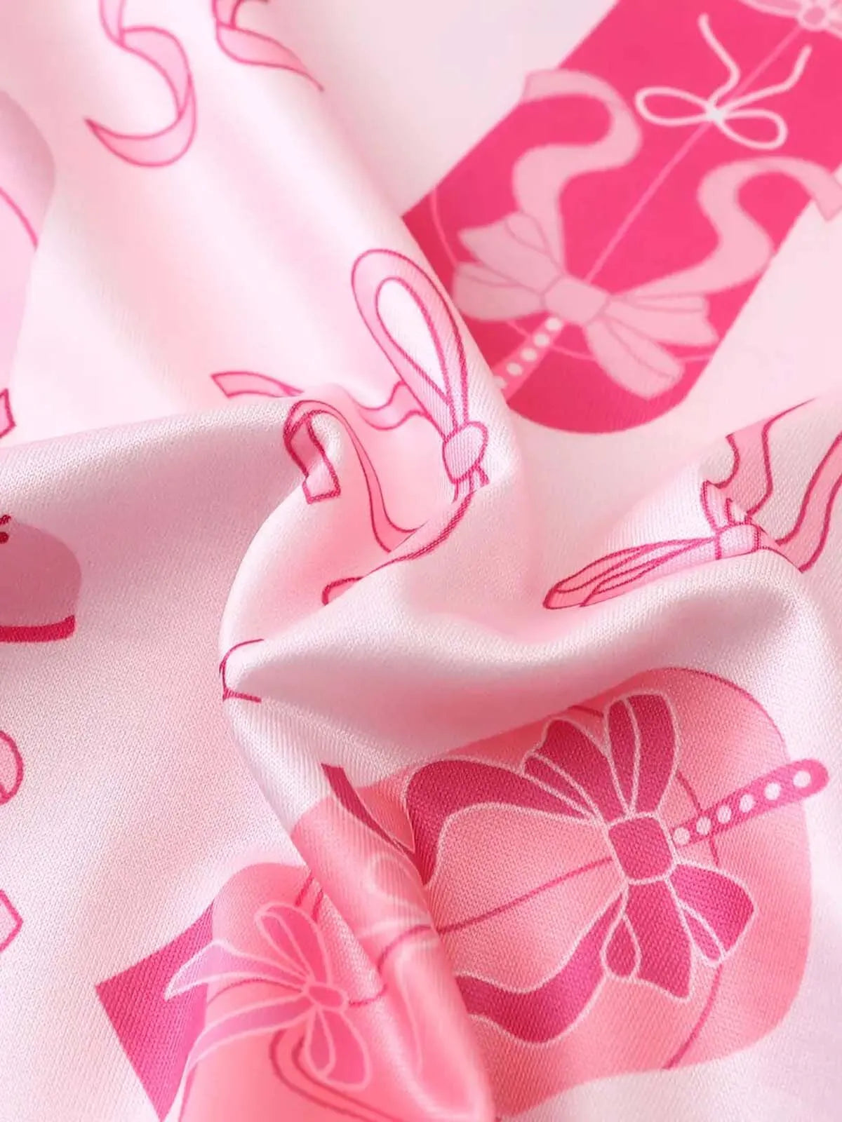 2pcs Cartoon Cowboy Print Pajama Shorts Set