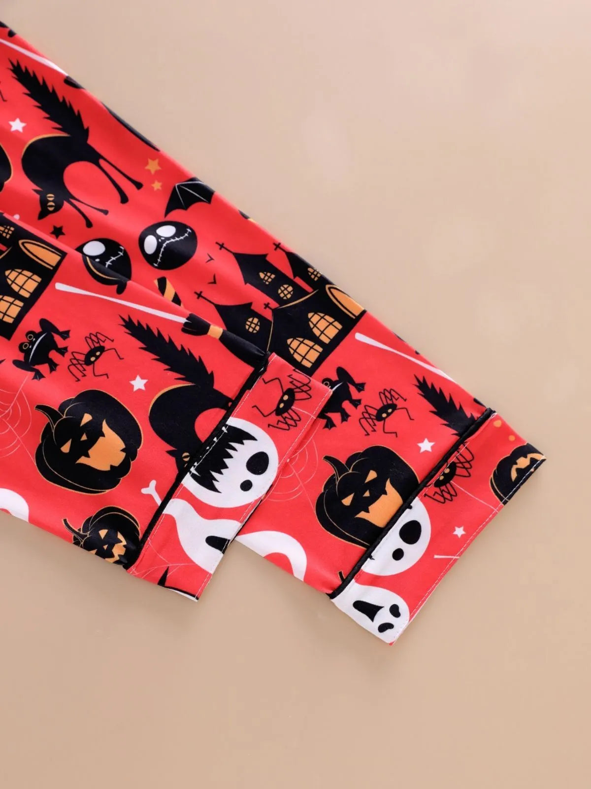 2pcs Halloween Owl Bat Print Pajama Pants Set