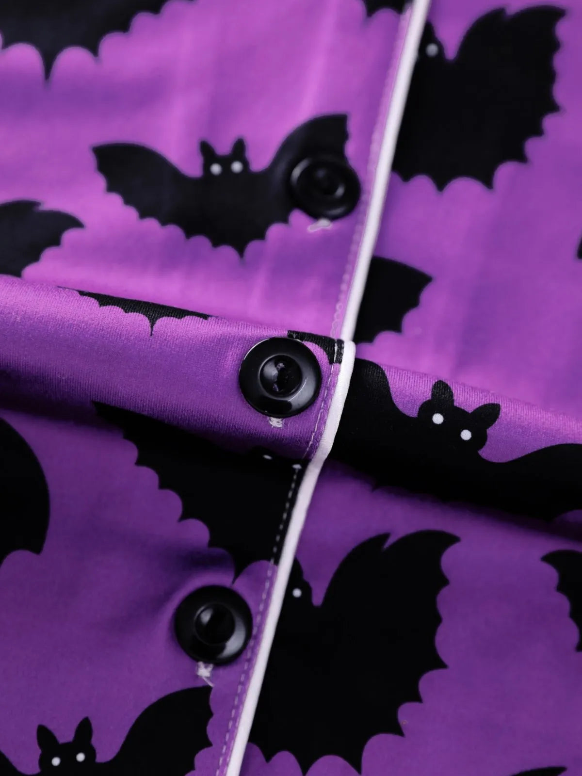 2pcs Halloween Bat Print Pajama Pants Set