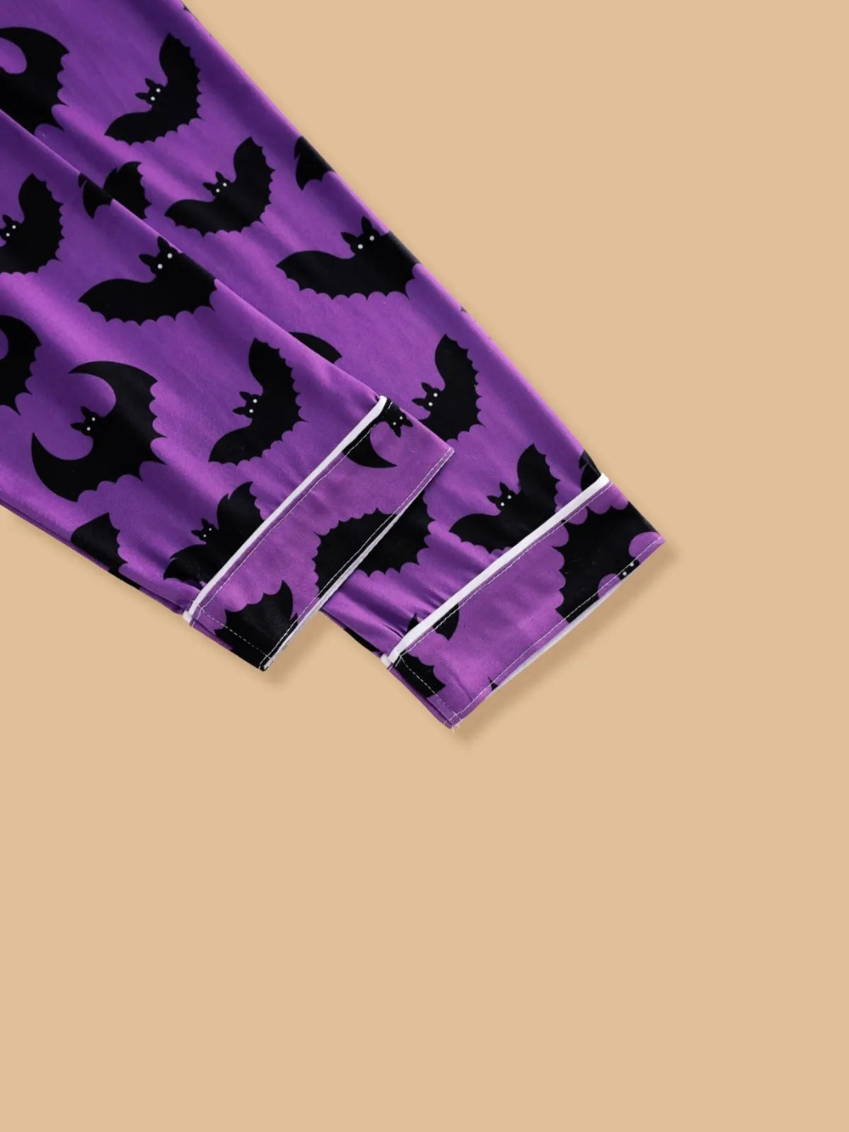 2pcs Halloween Bat Print Pajama Pants Set