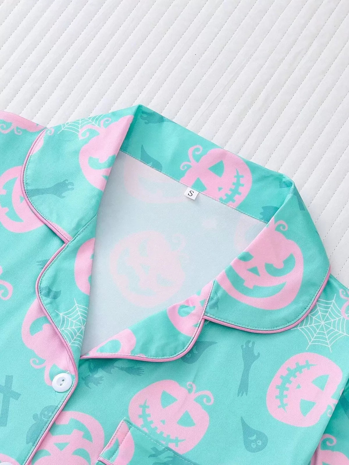 2pcs Halloween Pajama Shorts Set