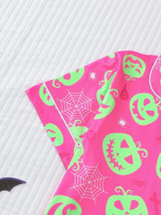 2pcs Halloween Pajama Shorts Set