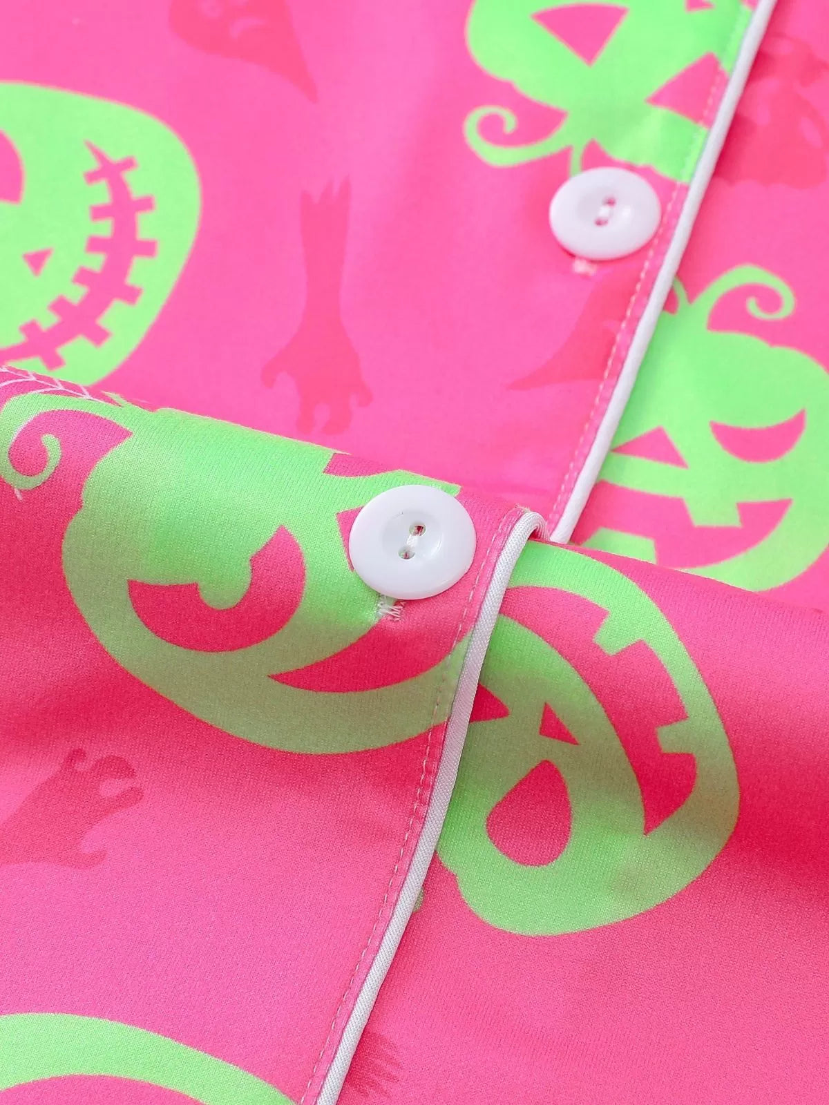 2pcs Halloween Pajama Shorts Set