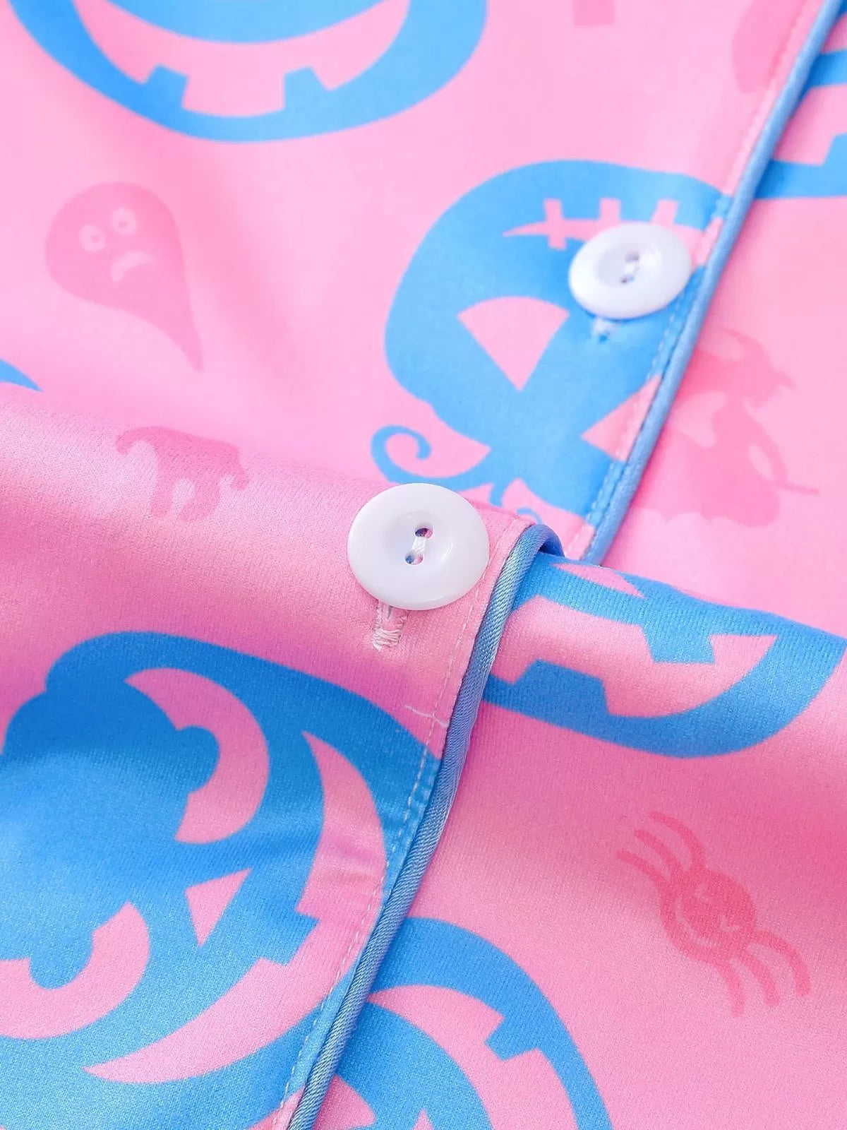 2pcs Halloween Pajama Shorts Set