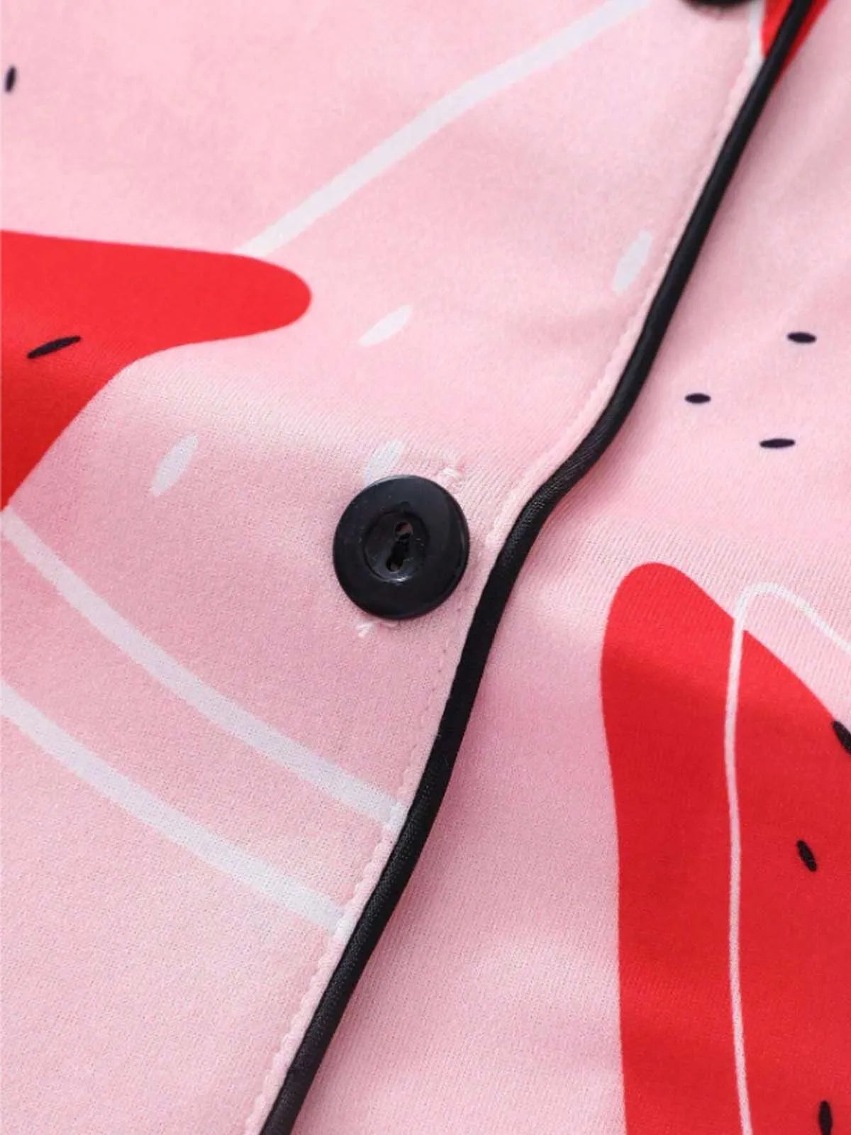 2pcs Watermelon Pajama Shorts Set