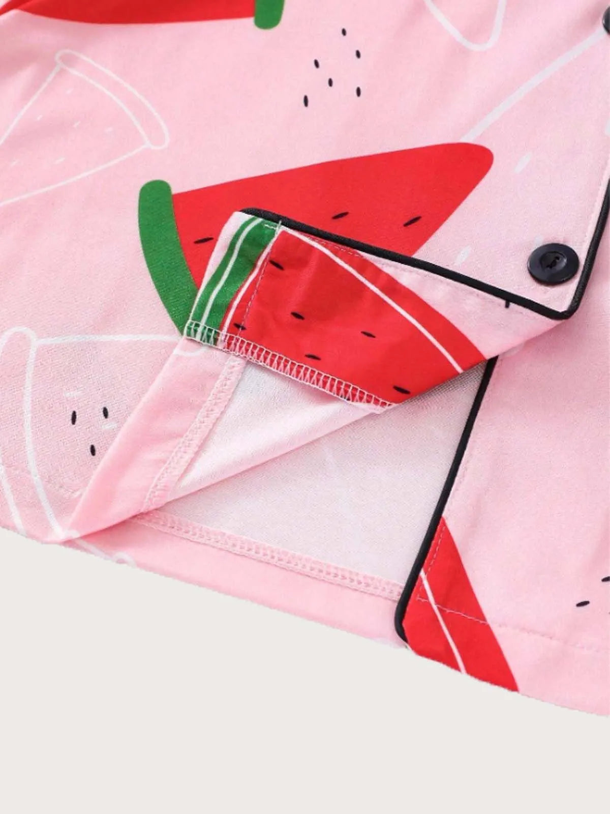 2pcs Watermelon Pajama Shorts Set
