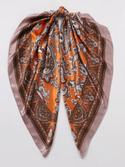 3 Way Vacation Paisley Convertible Silk Scarf