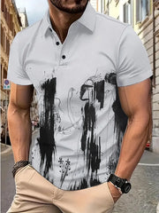 Abstract Casual Polo
