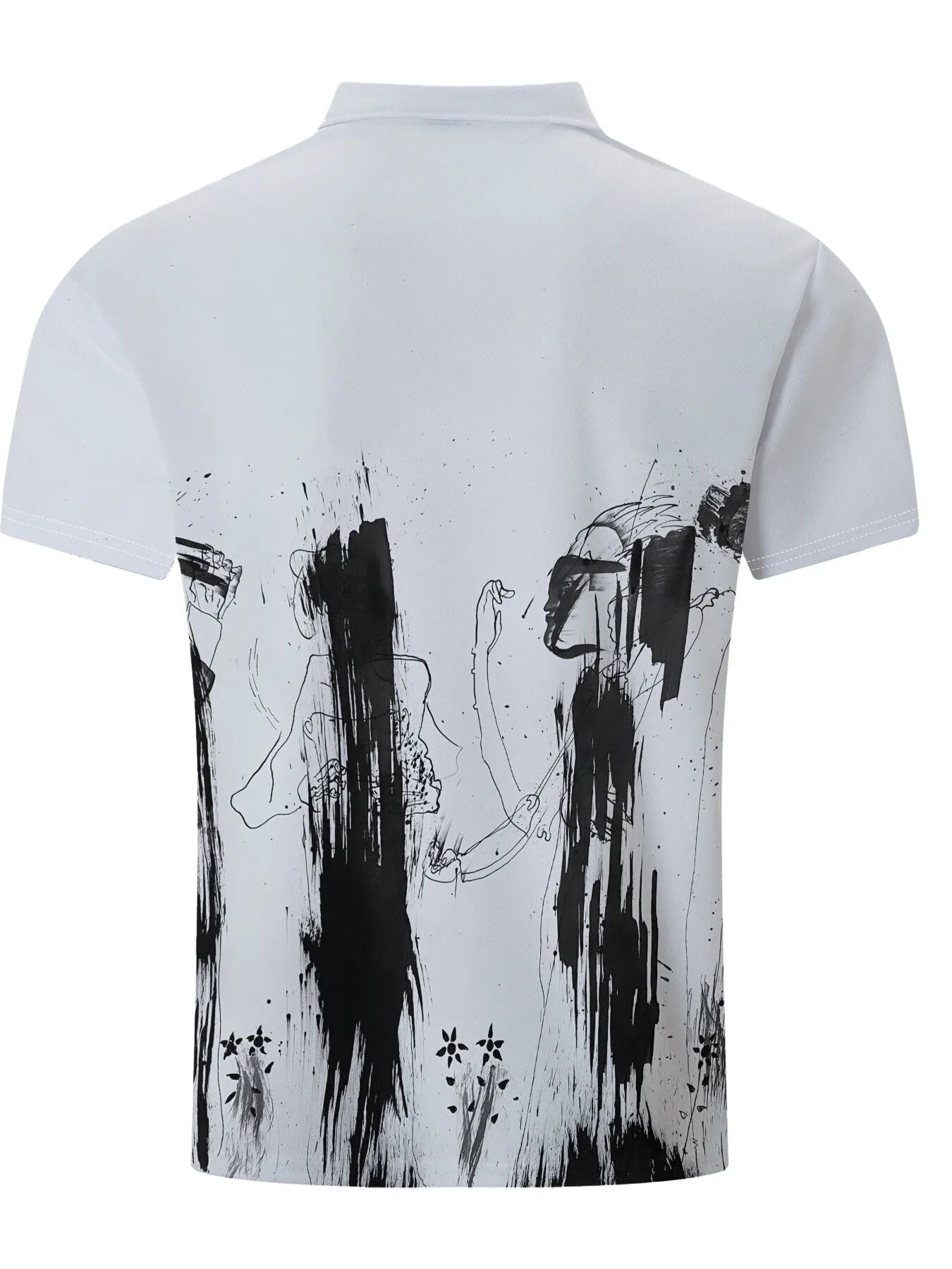 Abstract Casual Polo