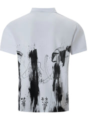 Abstract Casual Polo