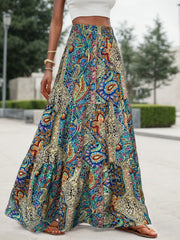 All Over Print Medium Rise Skirt