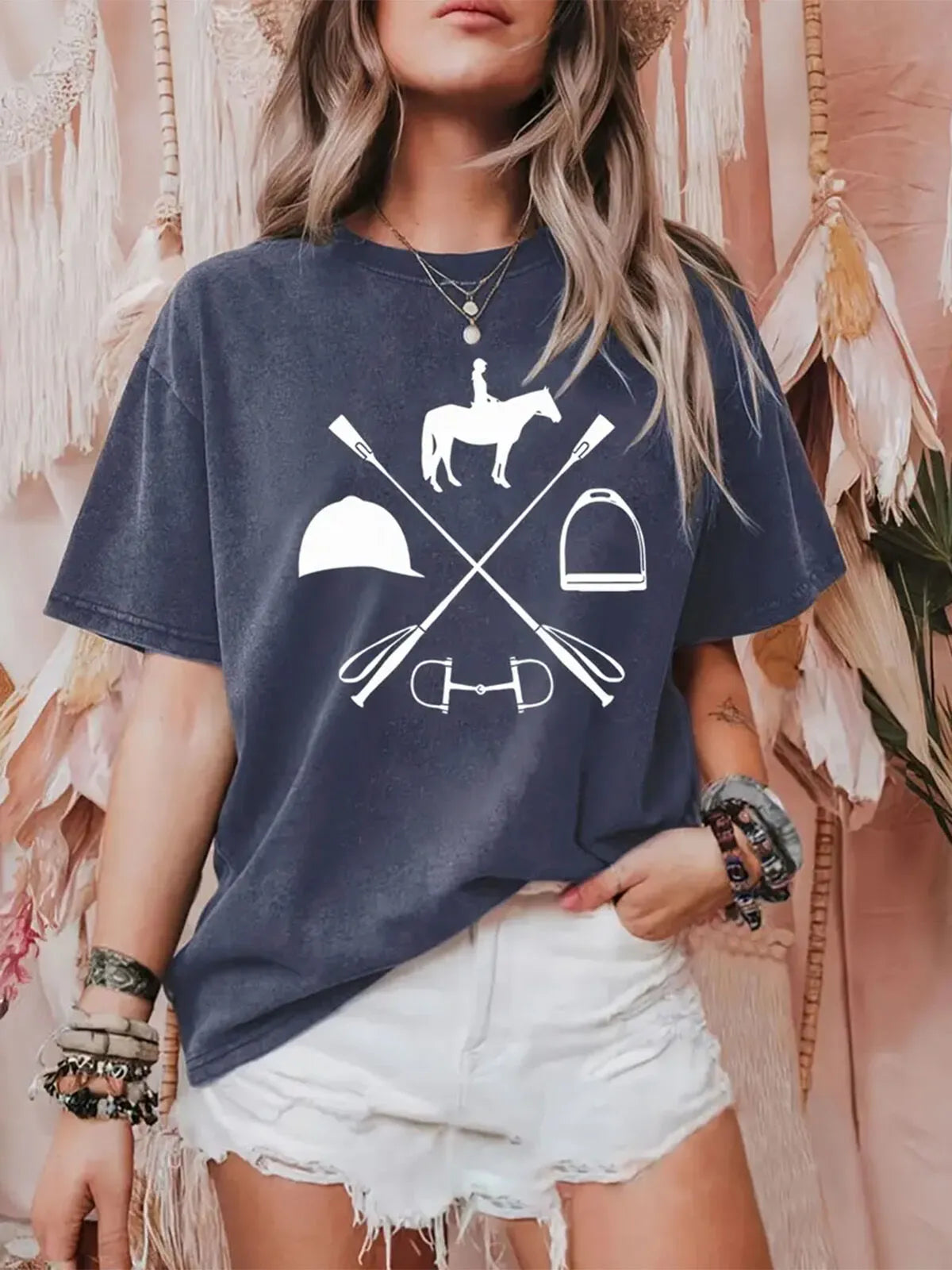 Animal Round Neck Regular Sleeve Short Sleeve Regular T-shirt
