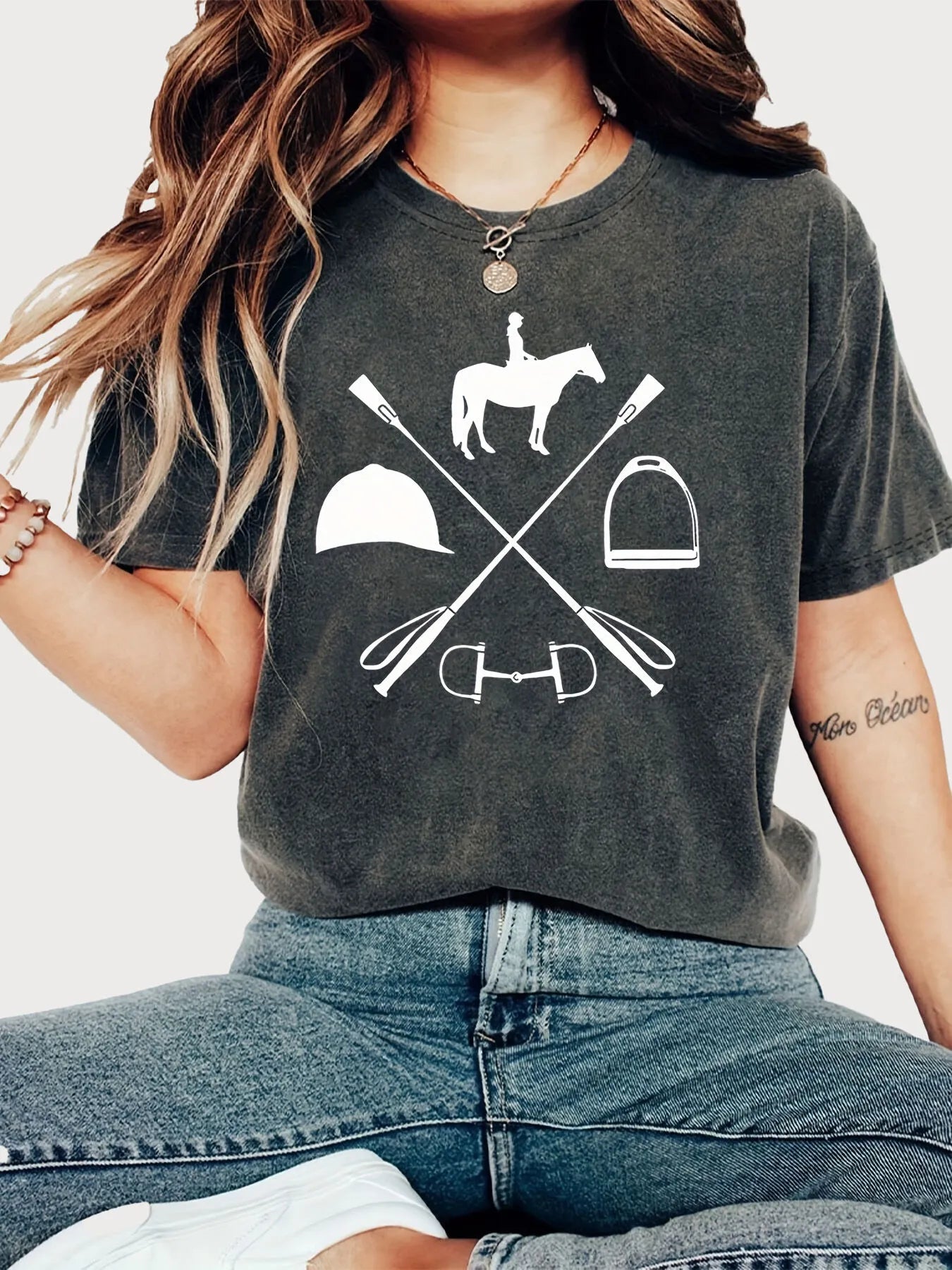 Animal Round Neck Regular Sleeve Short Sleeve Regular T-shirt