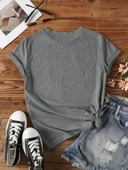 Animal Round Neck Regular Sleeve Short Sleeve Regular T-shirt