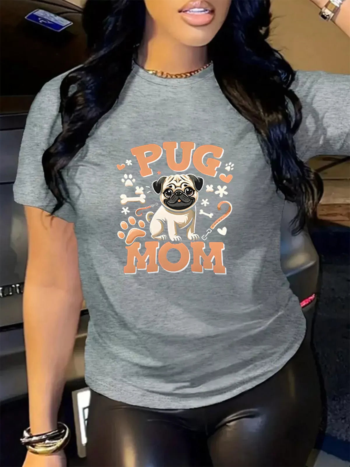 Animal Round Neck Regular Sleeve Short Sleeve Regular T-shirt