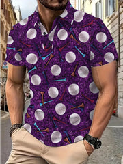 Ball All Over Print Polo