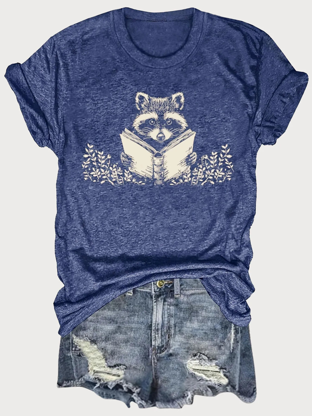 Bear Round Neck Regular Sleeve Short Sleeve Regular T-shirt