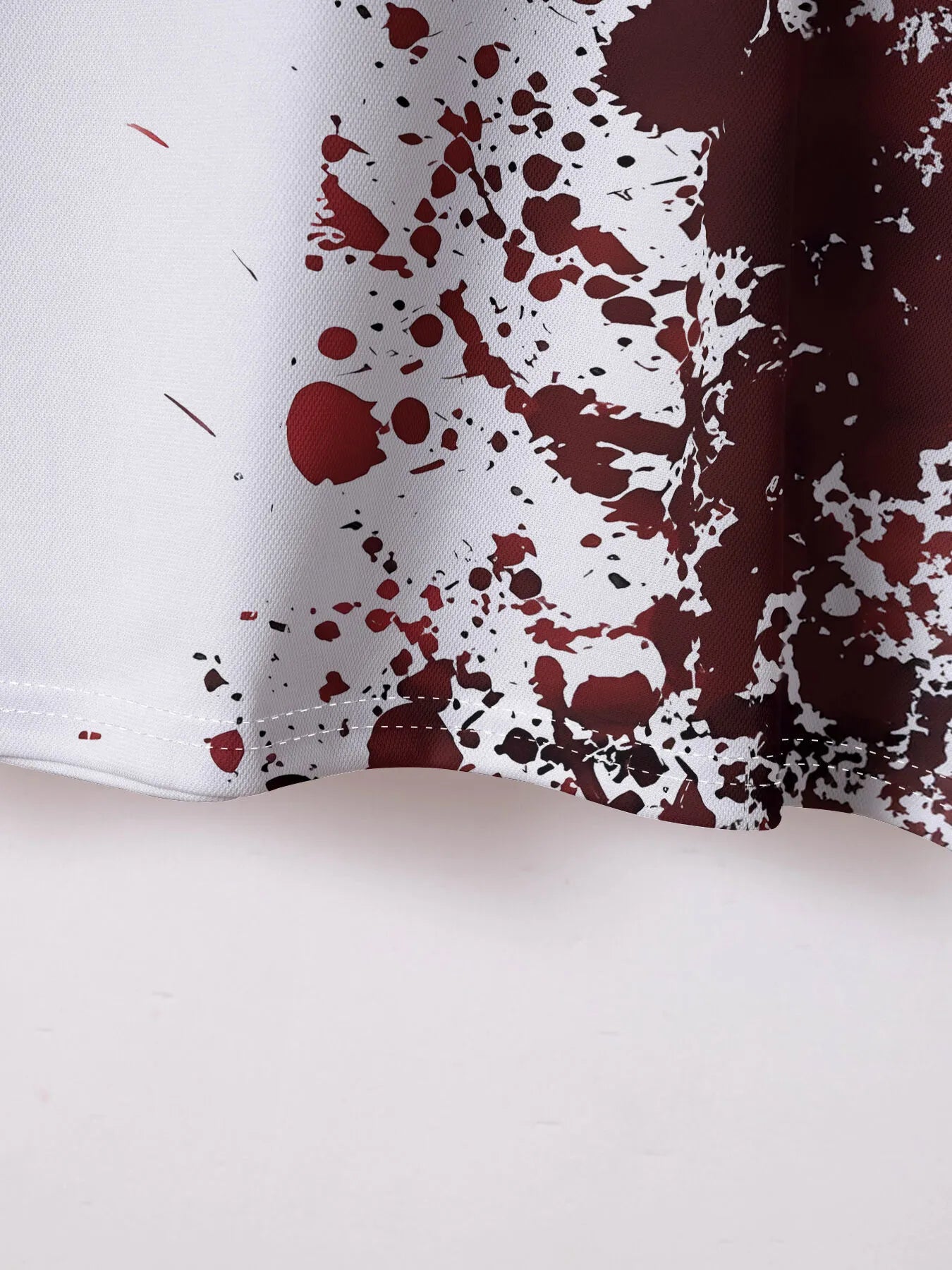 Ink Splash Blood Casual Polo