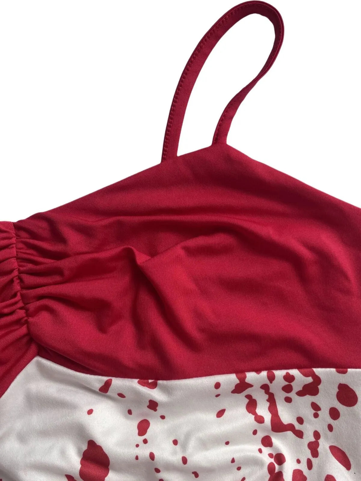 Blood Halloween Spaghetti Strap A-line Dress
