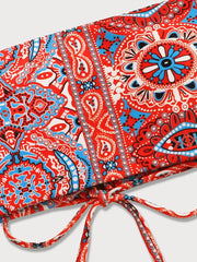 Bohemian Tie Back Low Rise Bikini 