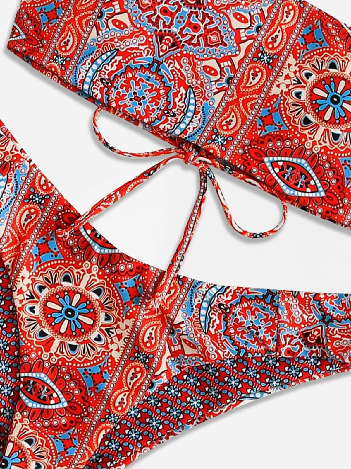 Bohemian Tie Back Low Rise Bikini 