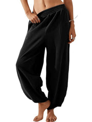 Bohemin Comfy Solid Colour Pocket Baggy High Rise Palazzo Pants
