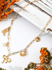 Boho Style 1pc Pearl Zinc Alloy Necklace