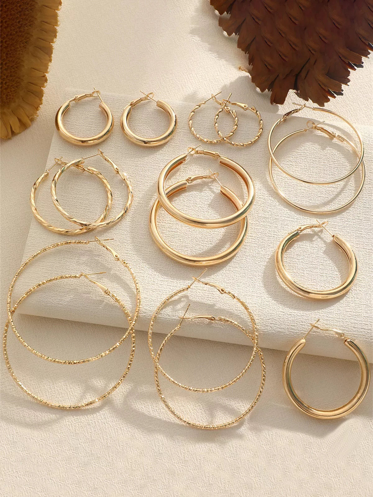 Boho Style 8-pack Lron Earring
