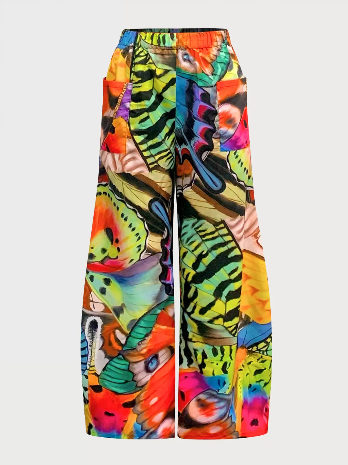 Butterfly Pocket High Rise Pants