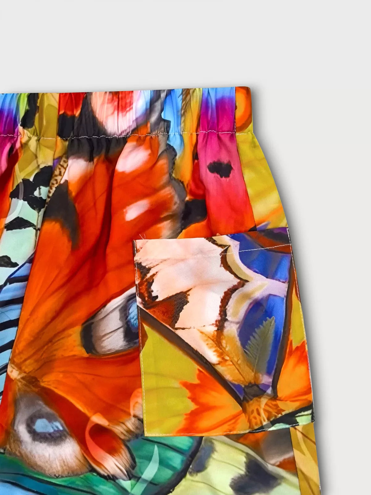 Butterfly Pocket High Rise Pants