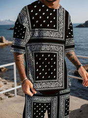 Geometric T-shirt & Geometric Shorts