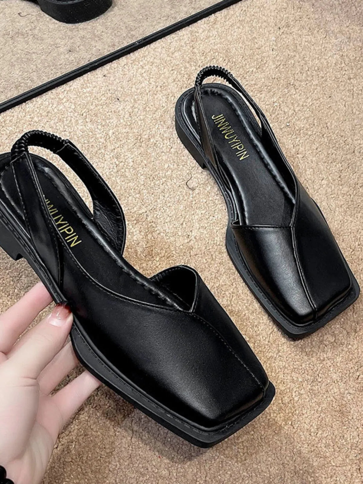 Casual Comfort Square Toe All Season Flat Sandals