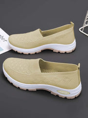 Casual Lightweight Breathable Pull On Sport Flats