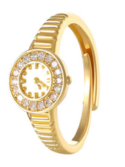 Casual Style 1pc Rhinestone Alloy Ring