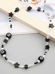 Casual Style 1pc Geometric Metal Button Alloy Necklace