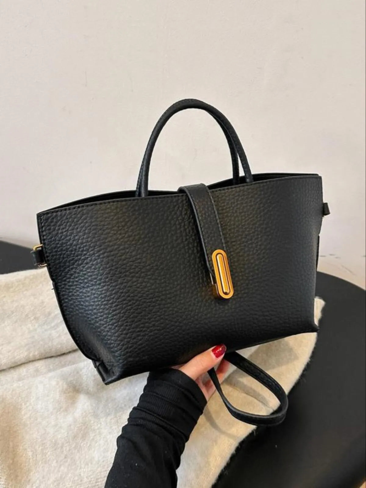 Fashionable Elegant Solid Color Trendy Versatile High-quality Daily Commuting Crossbody Bag