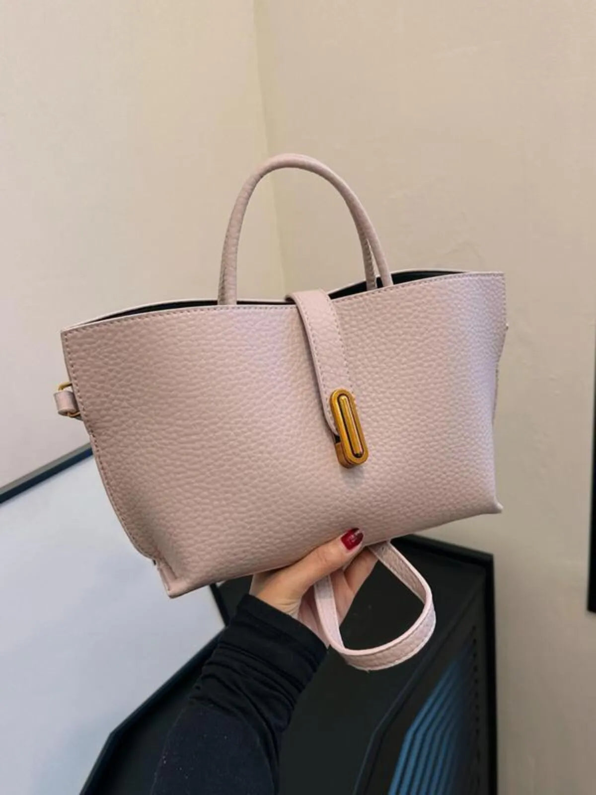 Fashionable Elegant Solid Color Trendy Versatile High-quality Daily Commuting Crossbody Bag