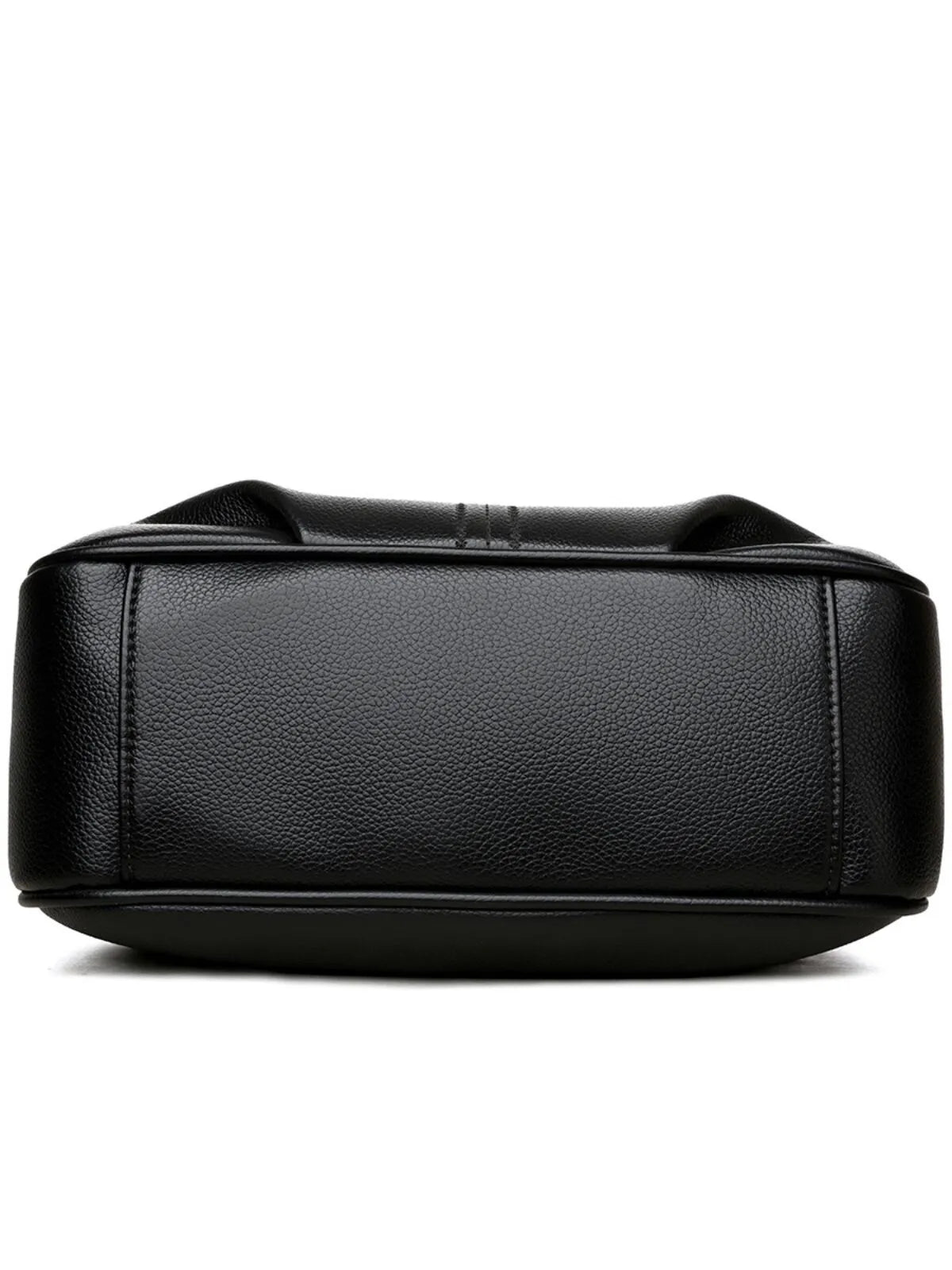 Casual Style 1pc Solid Metal Button Crossbody Bag