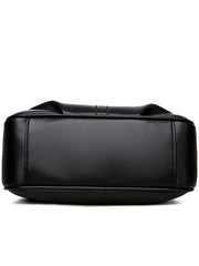 Casual Style 1pc Solid Metal Button Crossbody Bag
