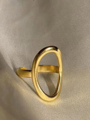 Casual Style 1pc Solid Stainless Steel Ring