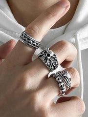 Casual Style 4pcs Zinc Alloy Ring