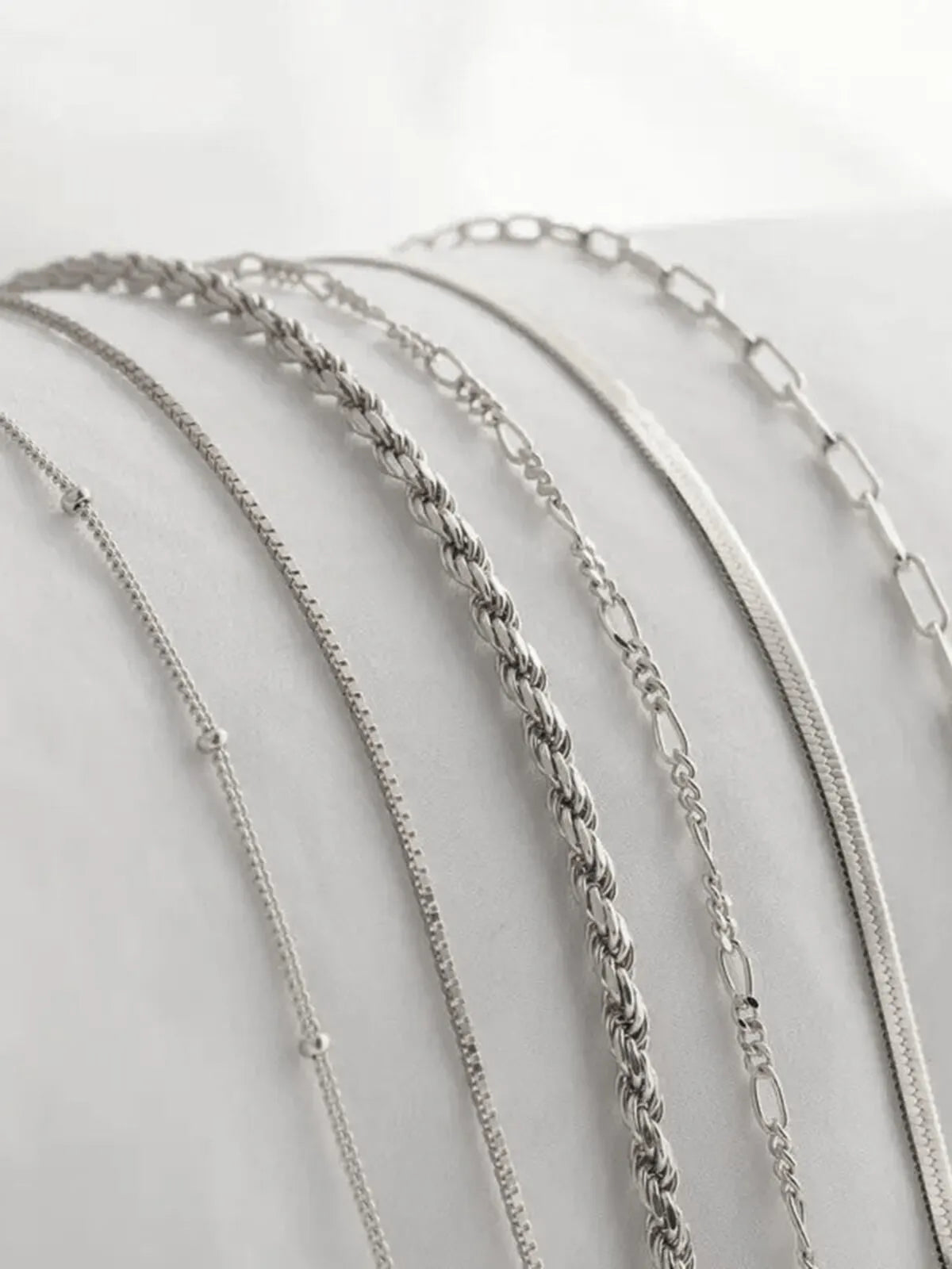 Casual Style 6-pack Chain Zinc Alloy Anklet