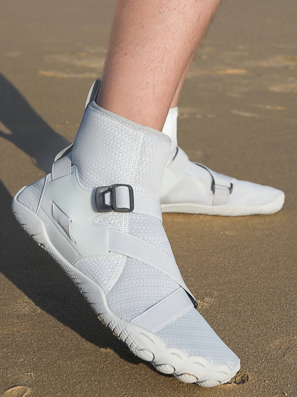 Solid High-cut Round Toe Casual Style Sneakers